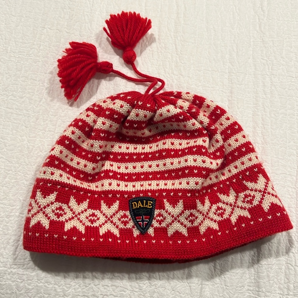 Dale of Norway Red Wool Hat